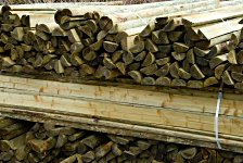 Half Round Fencing Rails