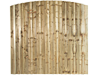 Dome Feather Edge Fence Panels