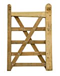 0.9m field/entrance softwood treated gate 